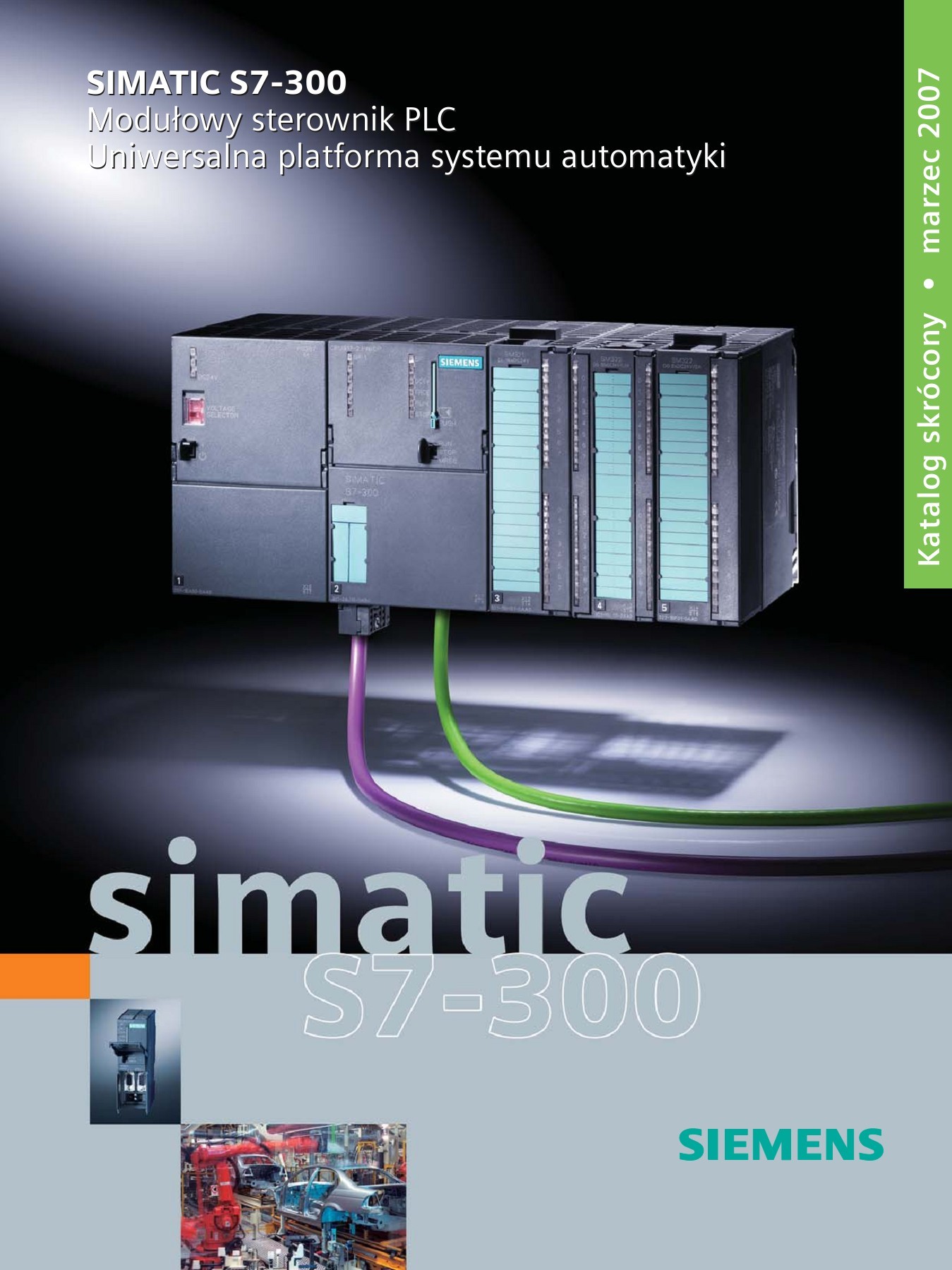 SIMATIC S7-300 - modułowy sterownik PLC – podręczniki, broszury ...