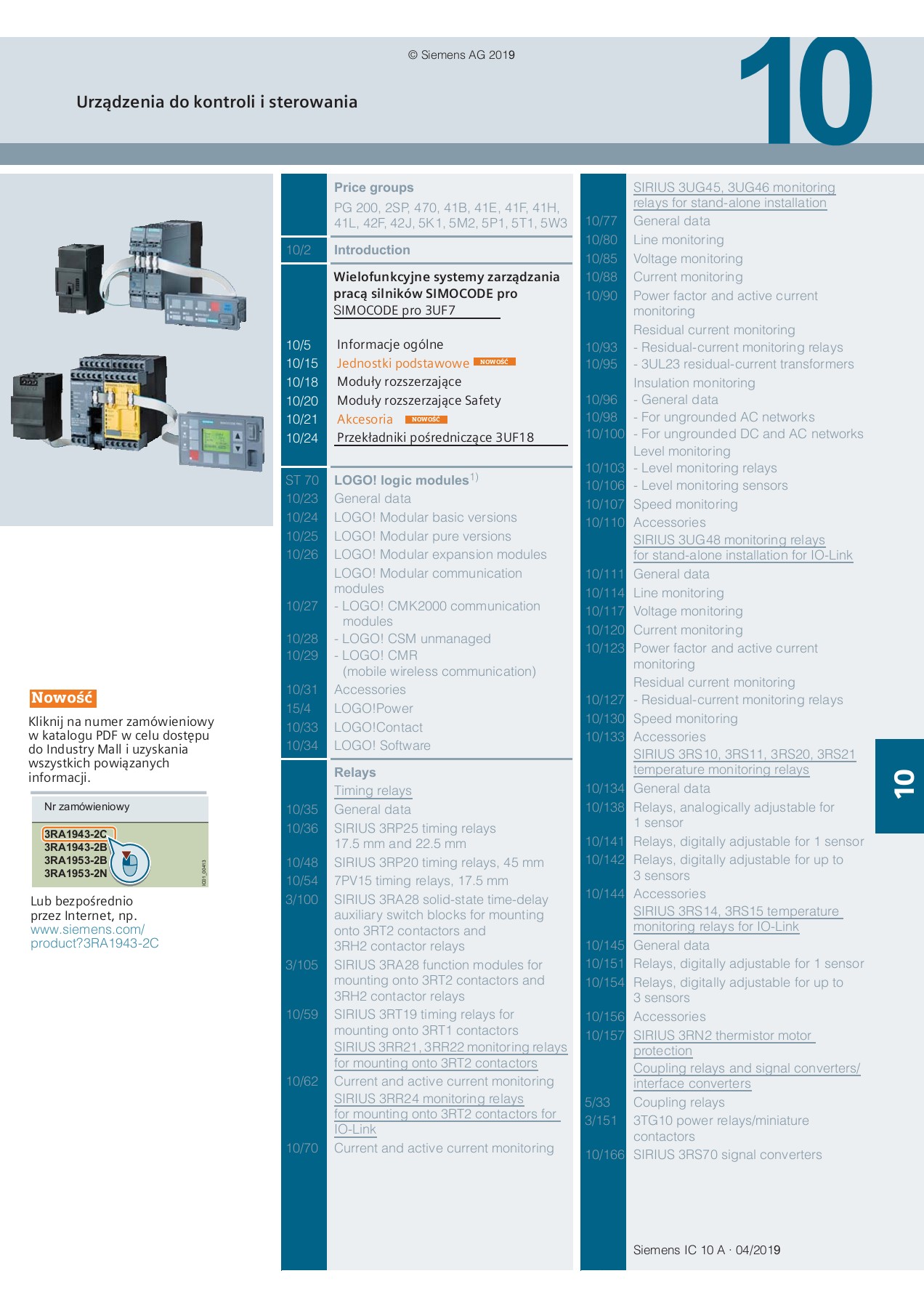 SIMOCODE pro Katalog 2019
